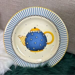 Sakura Debbie Mumm Teapot salad plate from 1998.